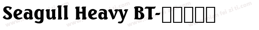 Seagull Heavy BT字体转换